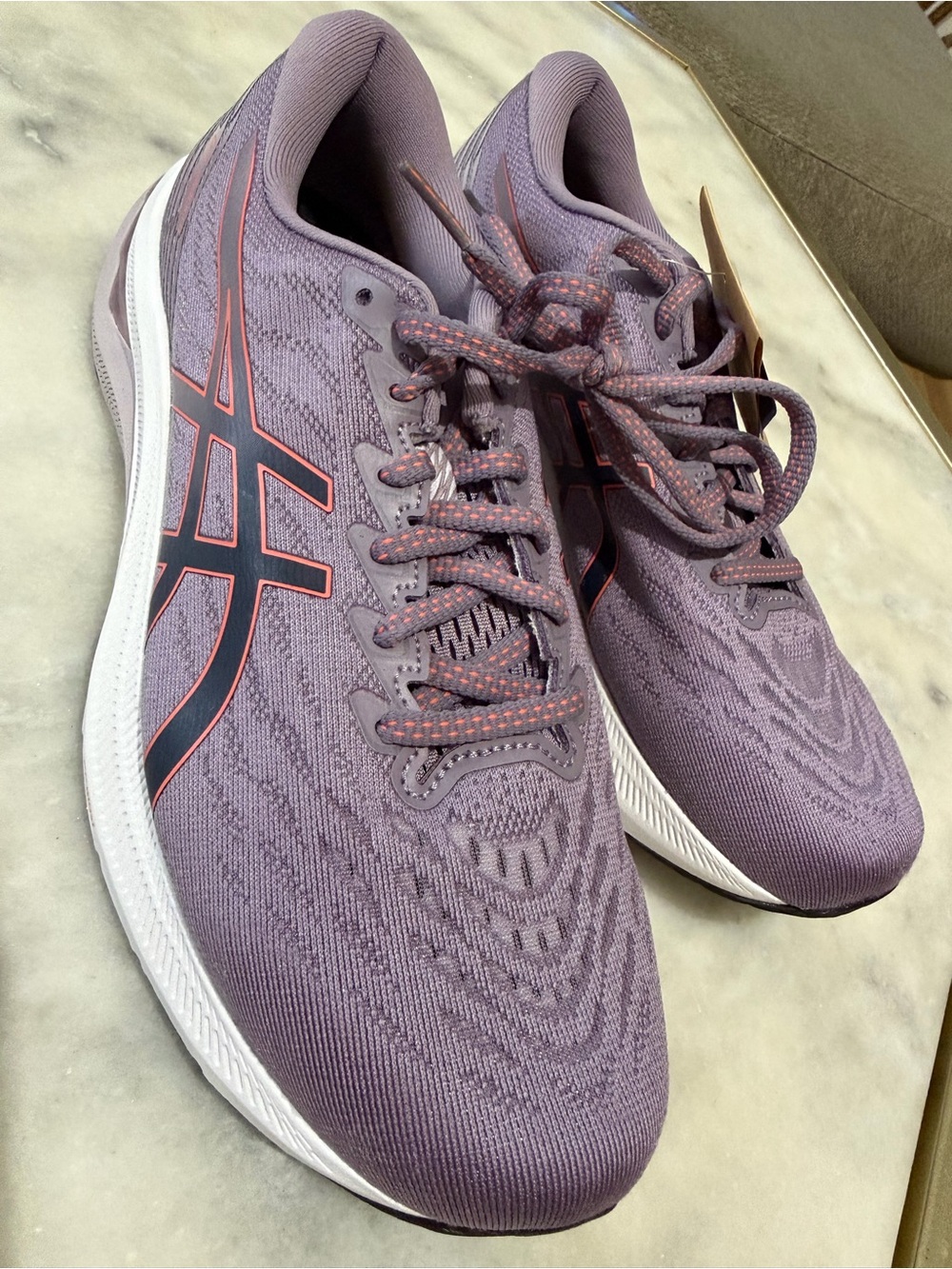 ASICS Women's Lavender-Pink Running Sneakers